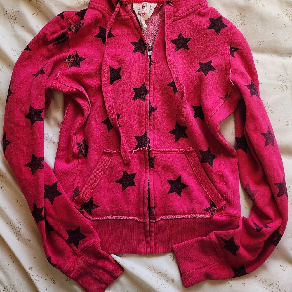 VS PINK Hot Pink & Black  ★ Hoodie